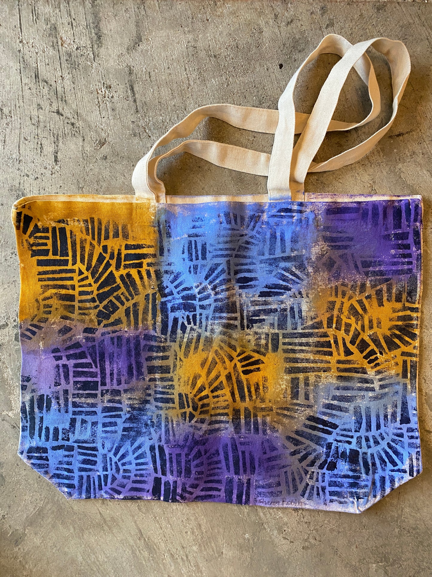 Tote Bags (Stamped and Stenciled)