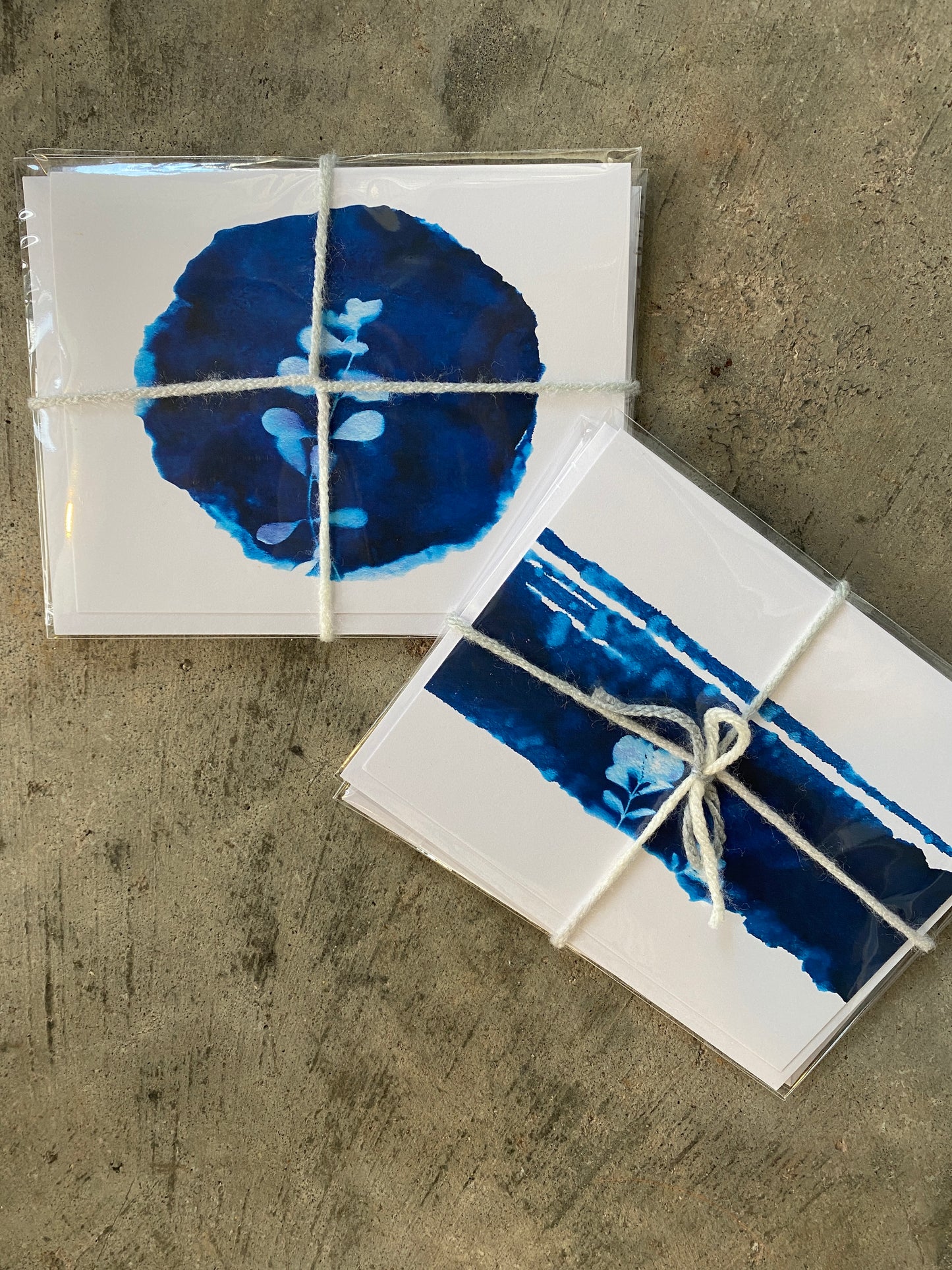 Cyanotypes Greeting Cards Pack (set/2 designs)