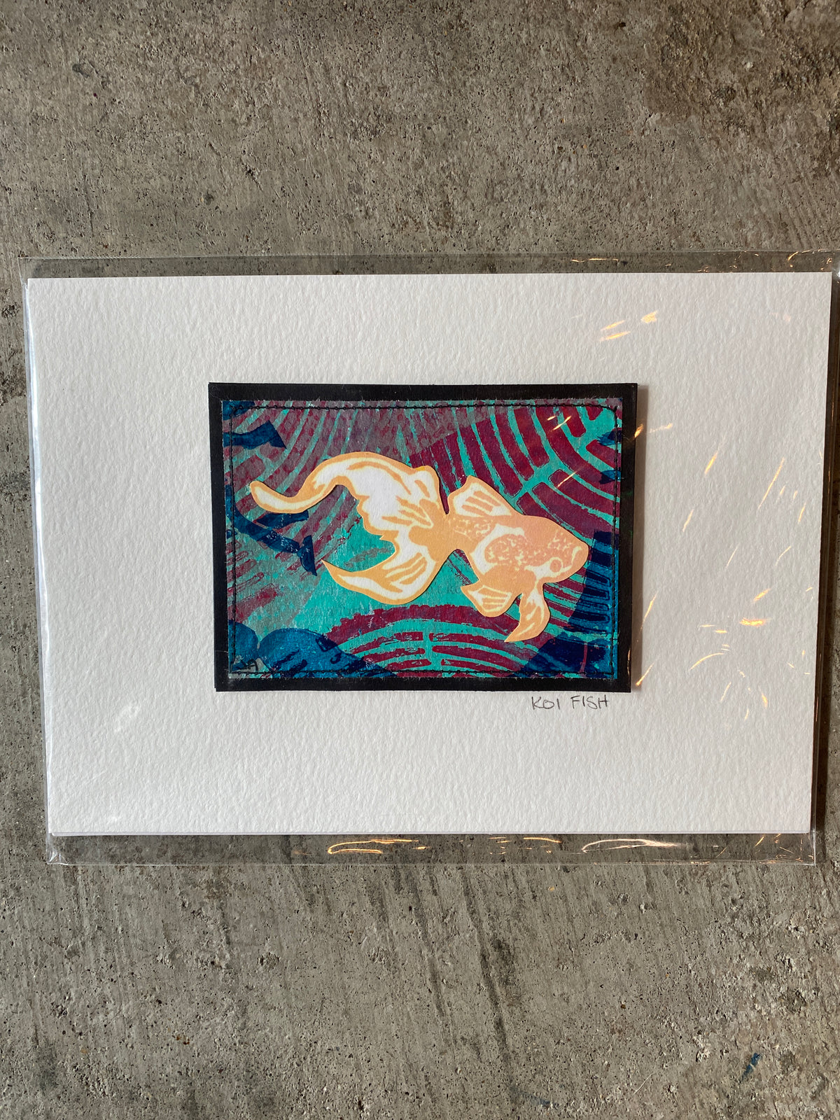 Koi Fish Print