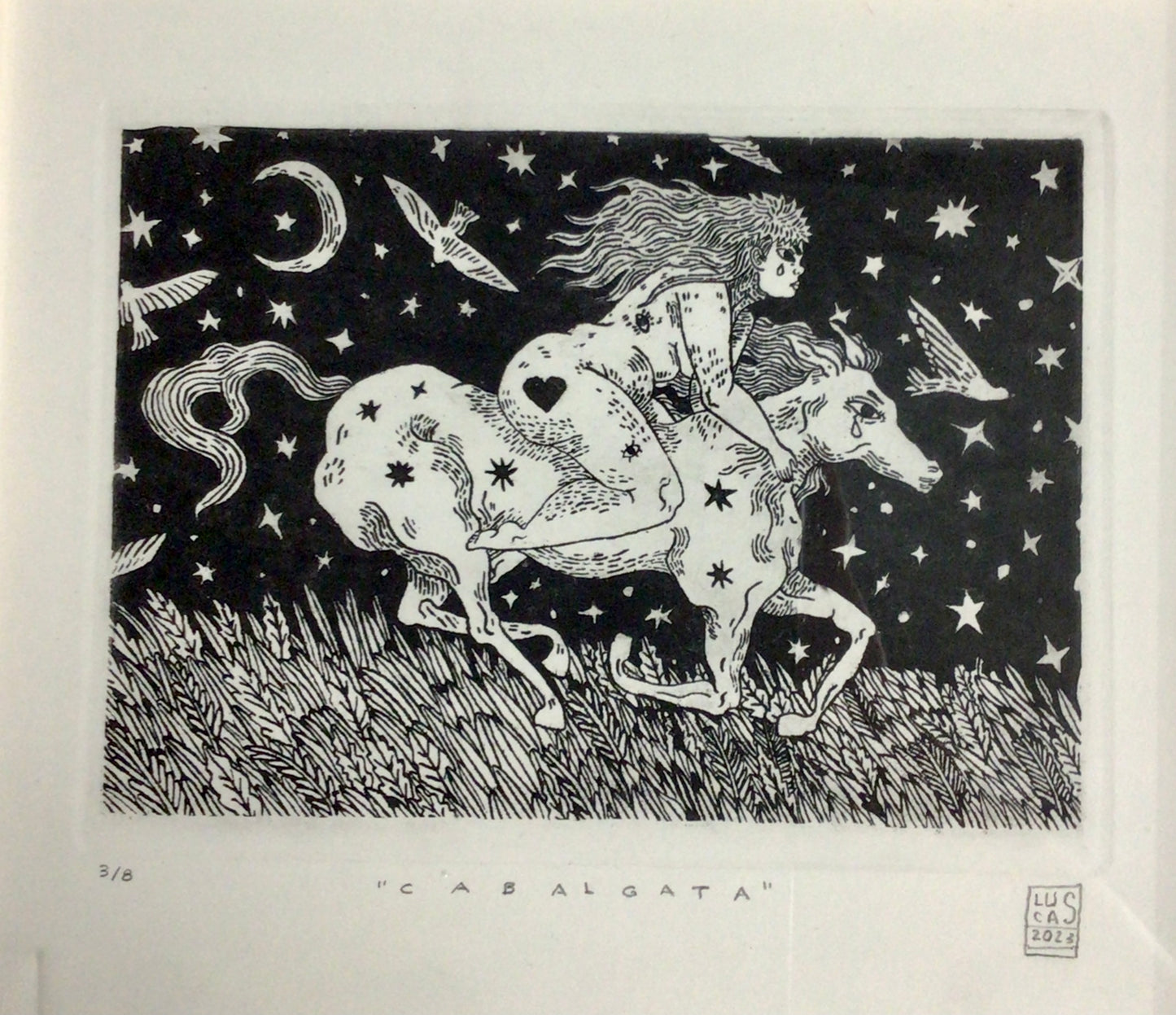 Cabalgata II by Rosario Lucas