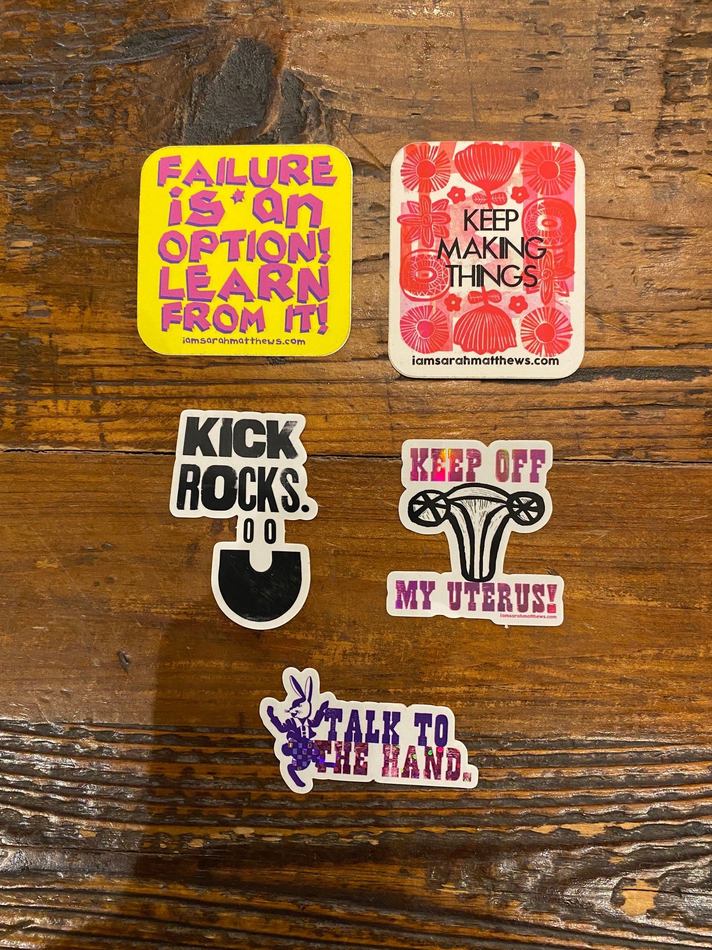 I AM Sarah Matthews Stickers