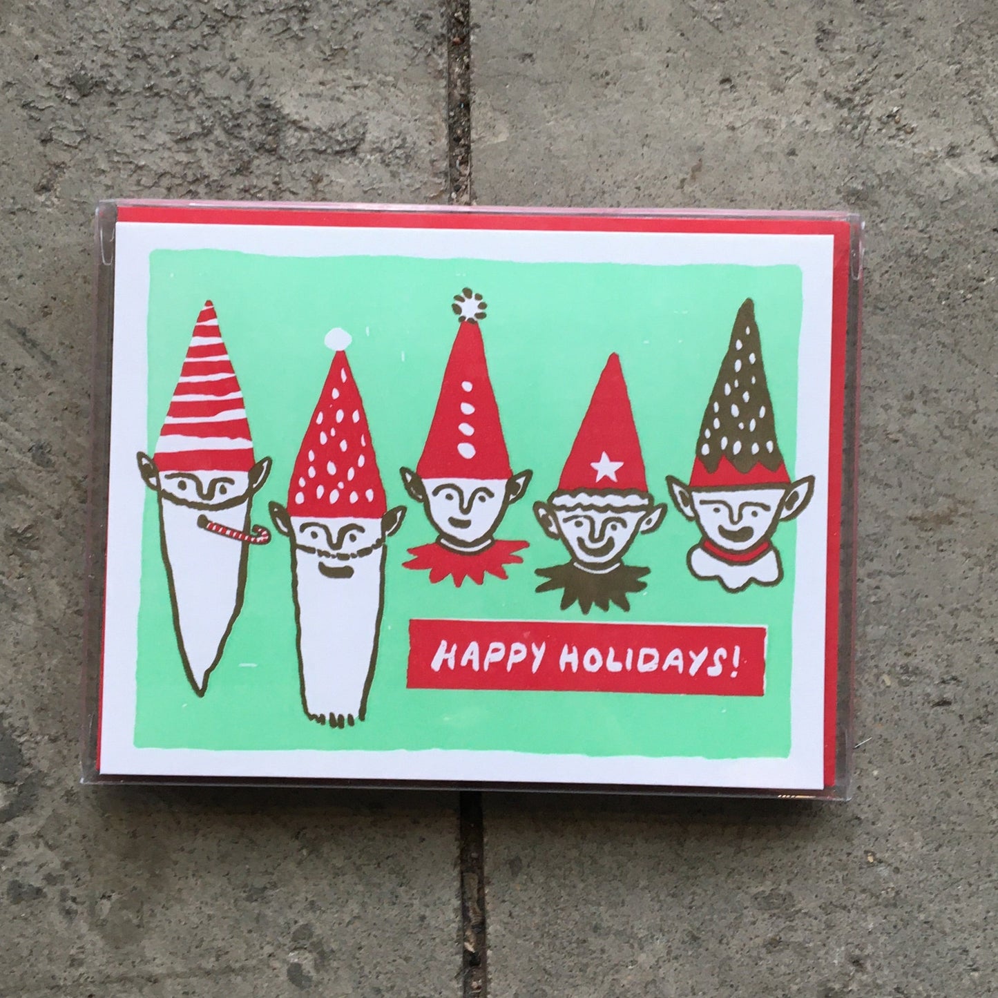 Happy Holiday Elves Boxed set of 6