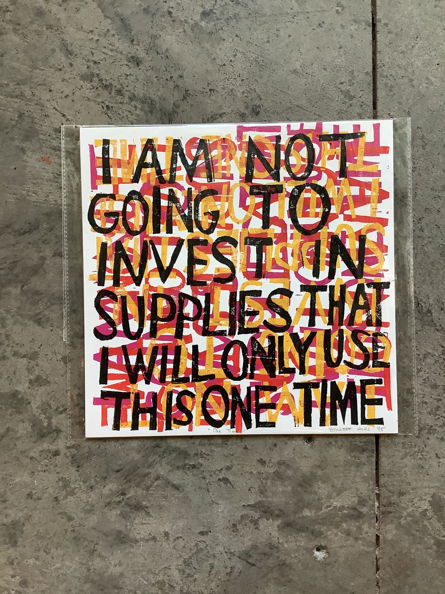 One Time