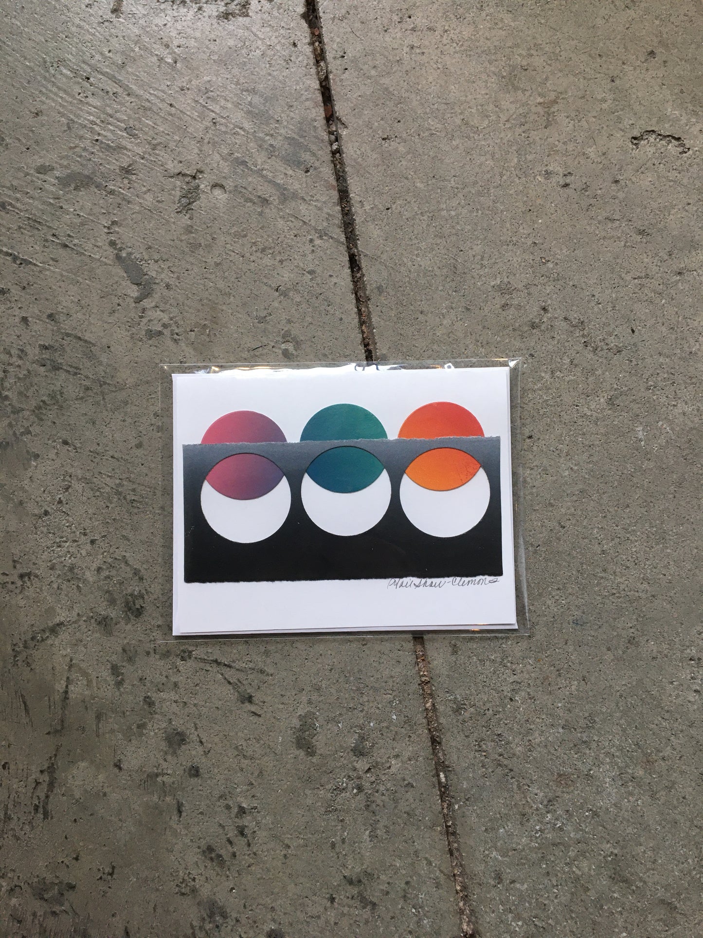 Monoprint Circles