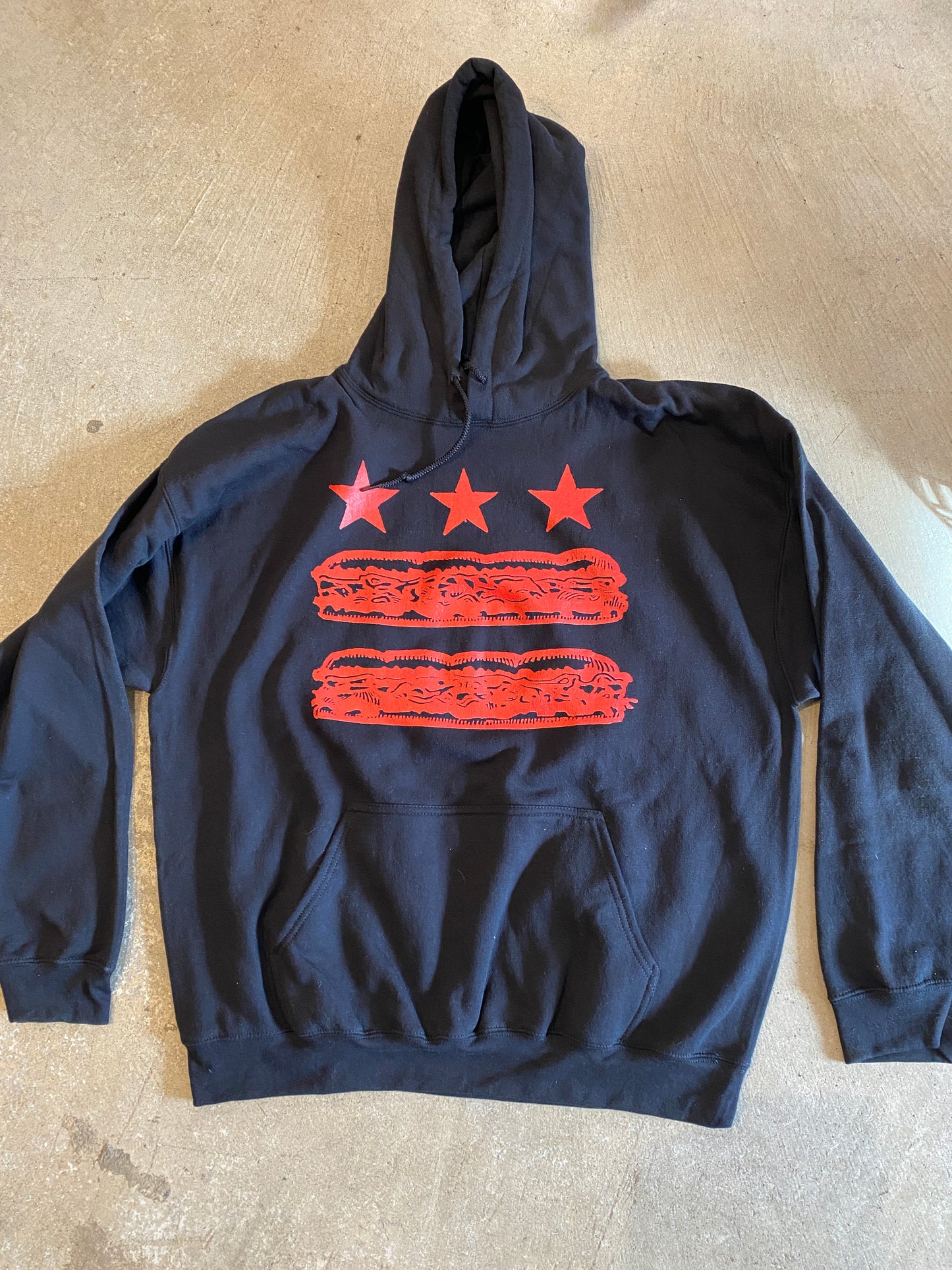 DC Sandwich Hoodie BLACK