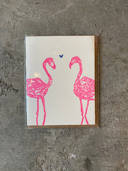 Flamingo Greeting Card