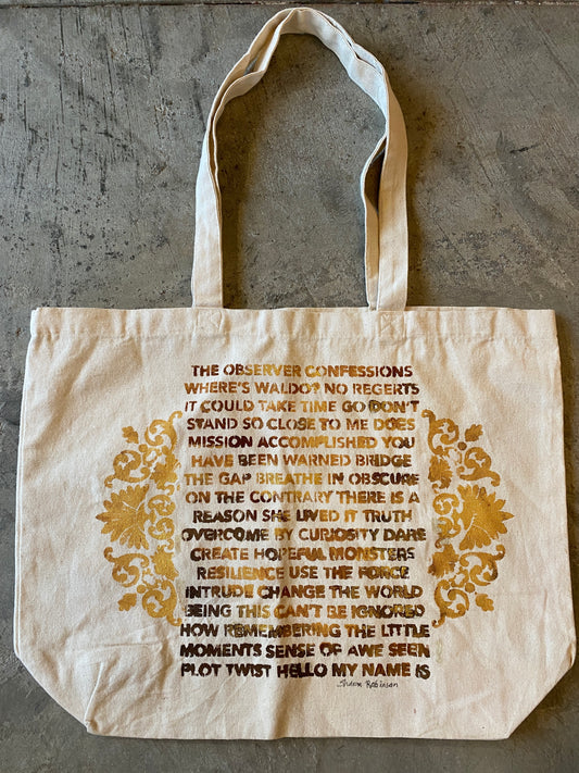 Tote Bags (Stamped and Stenciled)
