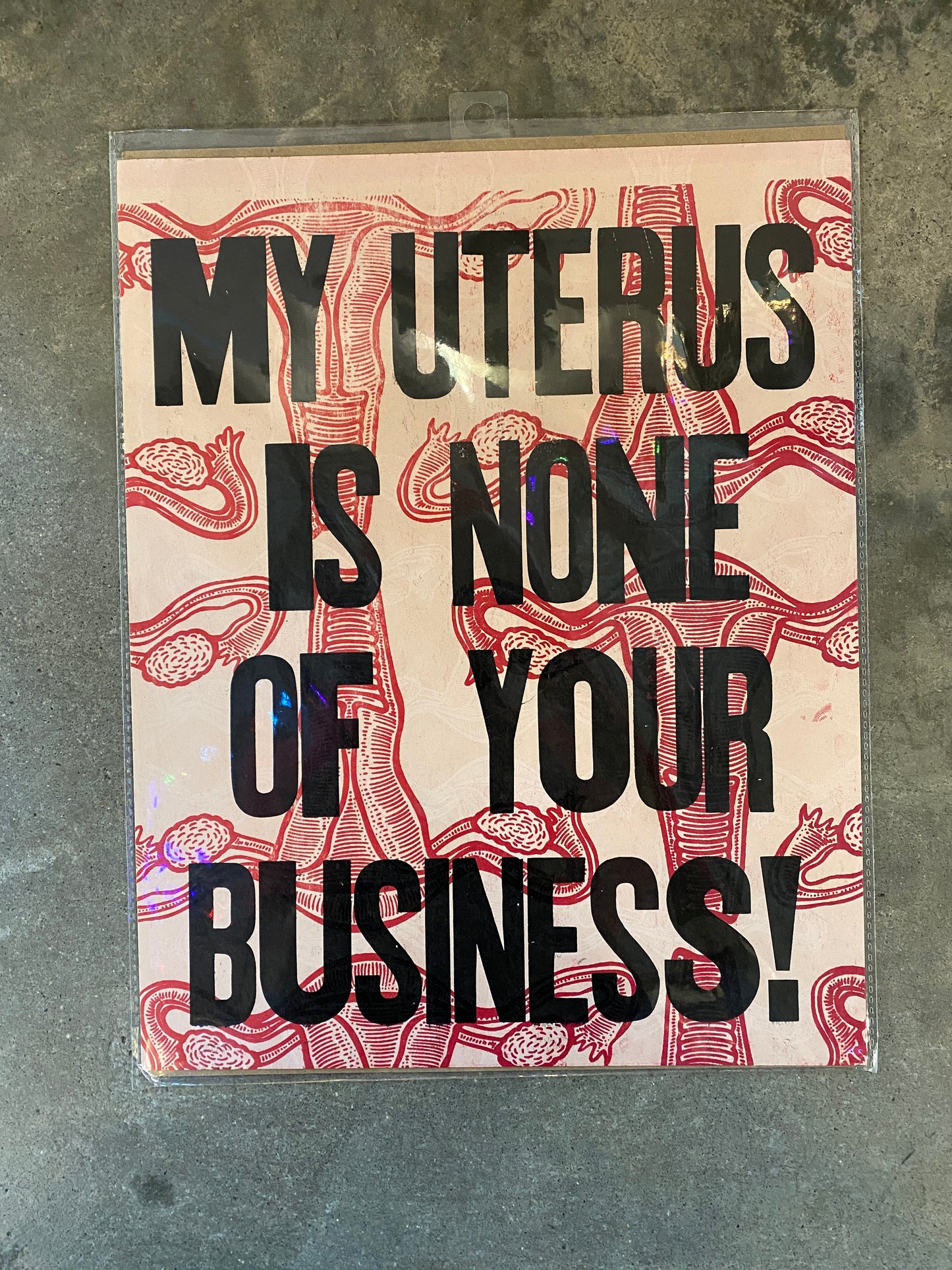 Outrage (Uterus) Poster