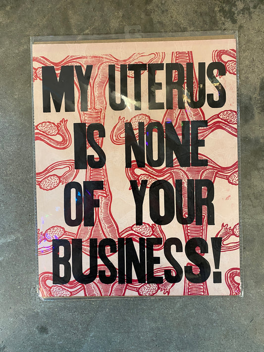 Outrage (Uterus) Poster