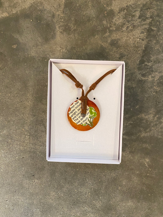 Metal Washer with Paper Pendant (Assorted)