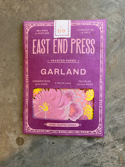 Spring Garden Sewn Garland