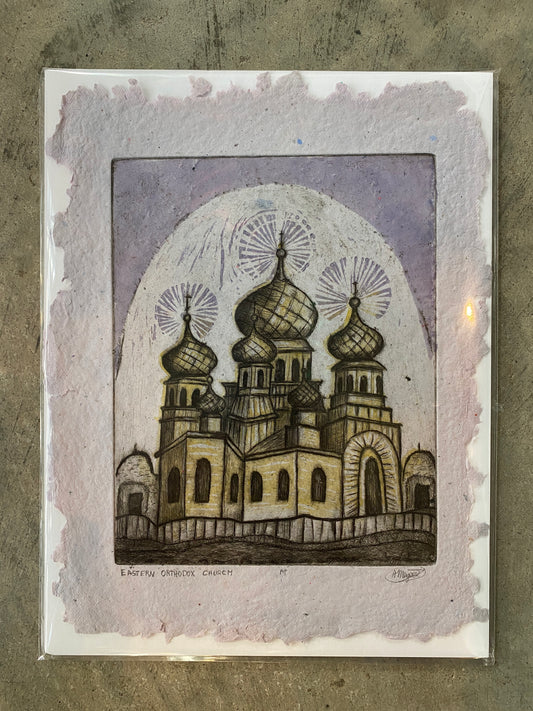 Eastern Orthodox Church on Handmade Paper
