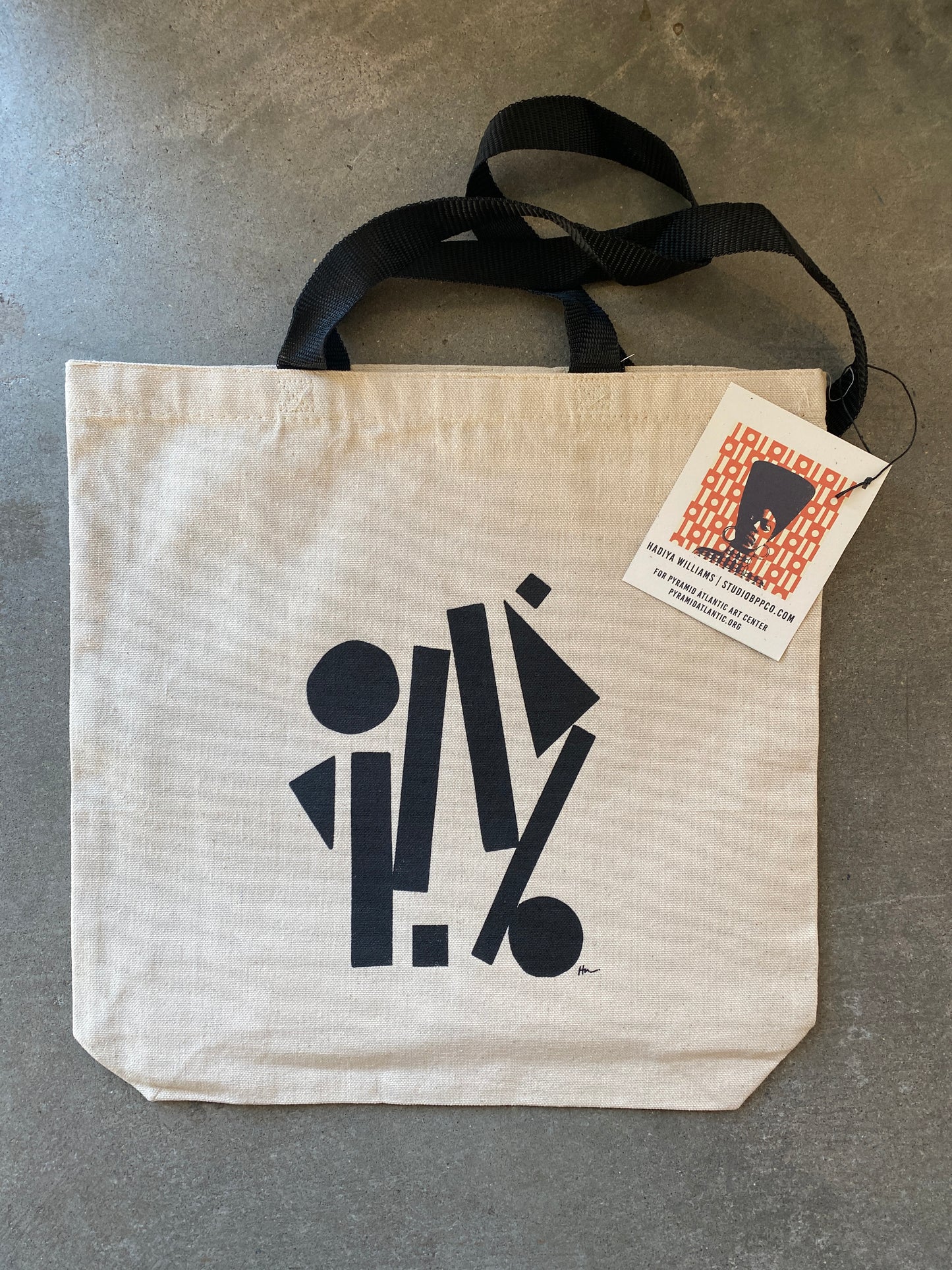 Offline Exhibition Tote Bag by Hadiya Williams