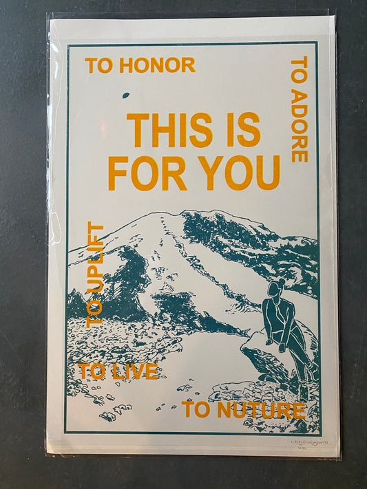 This Is For You Letterpress Print