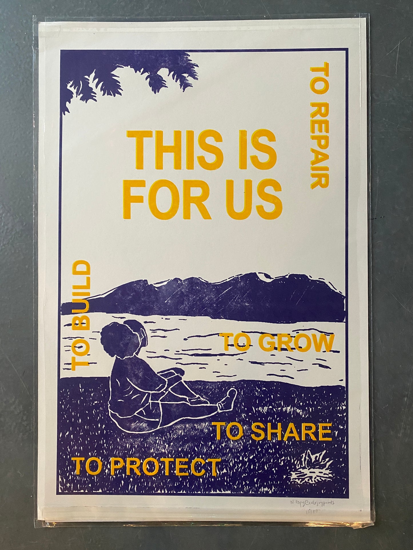 This Is For Us Letterpress Print