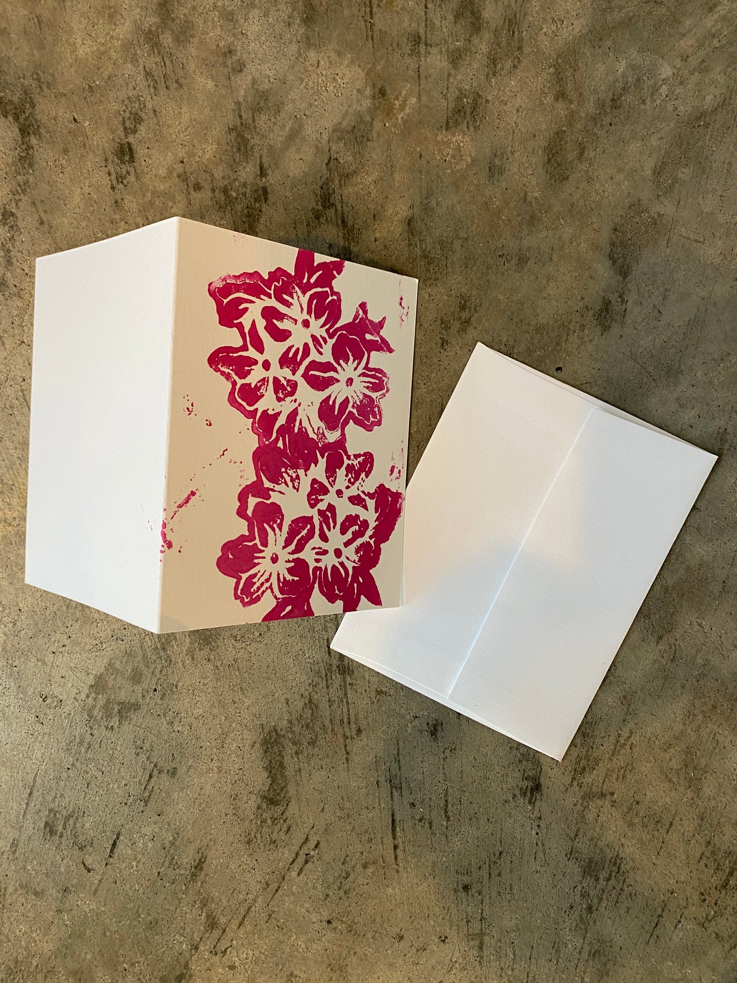 Cherry Blossom Print Greeting Card (Various Styles)