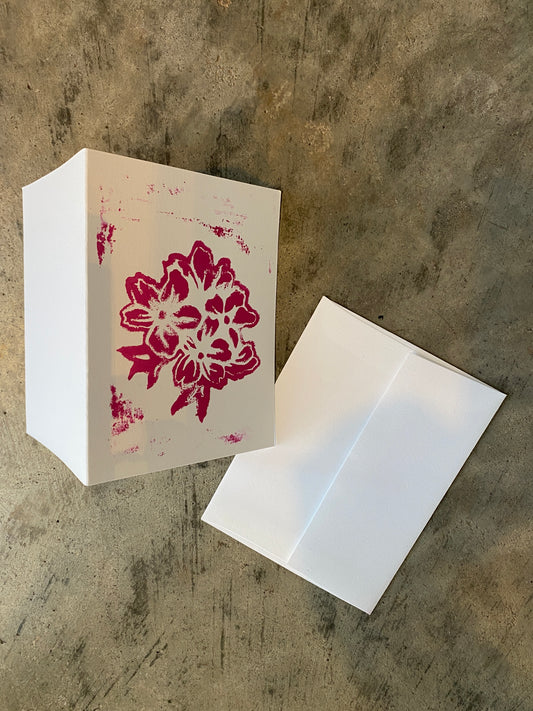 Cherry Blossom Print Greeting Card (Various Styles)