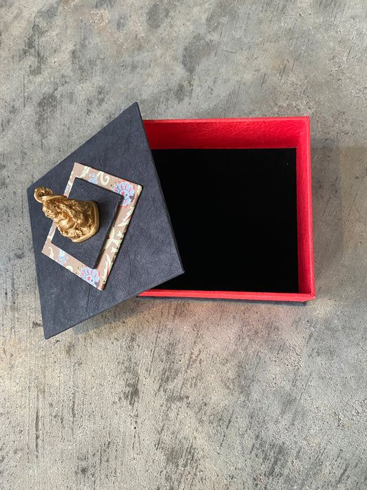 Buddha Box (red and black)