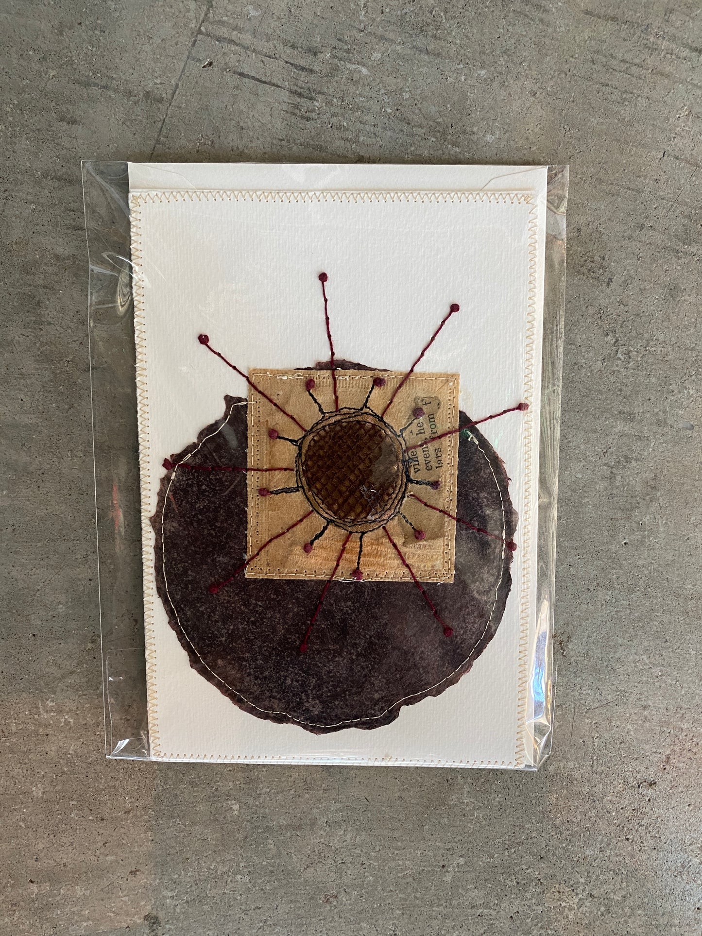 Tea Bag Collage Greeting Card (styles vary)