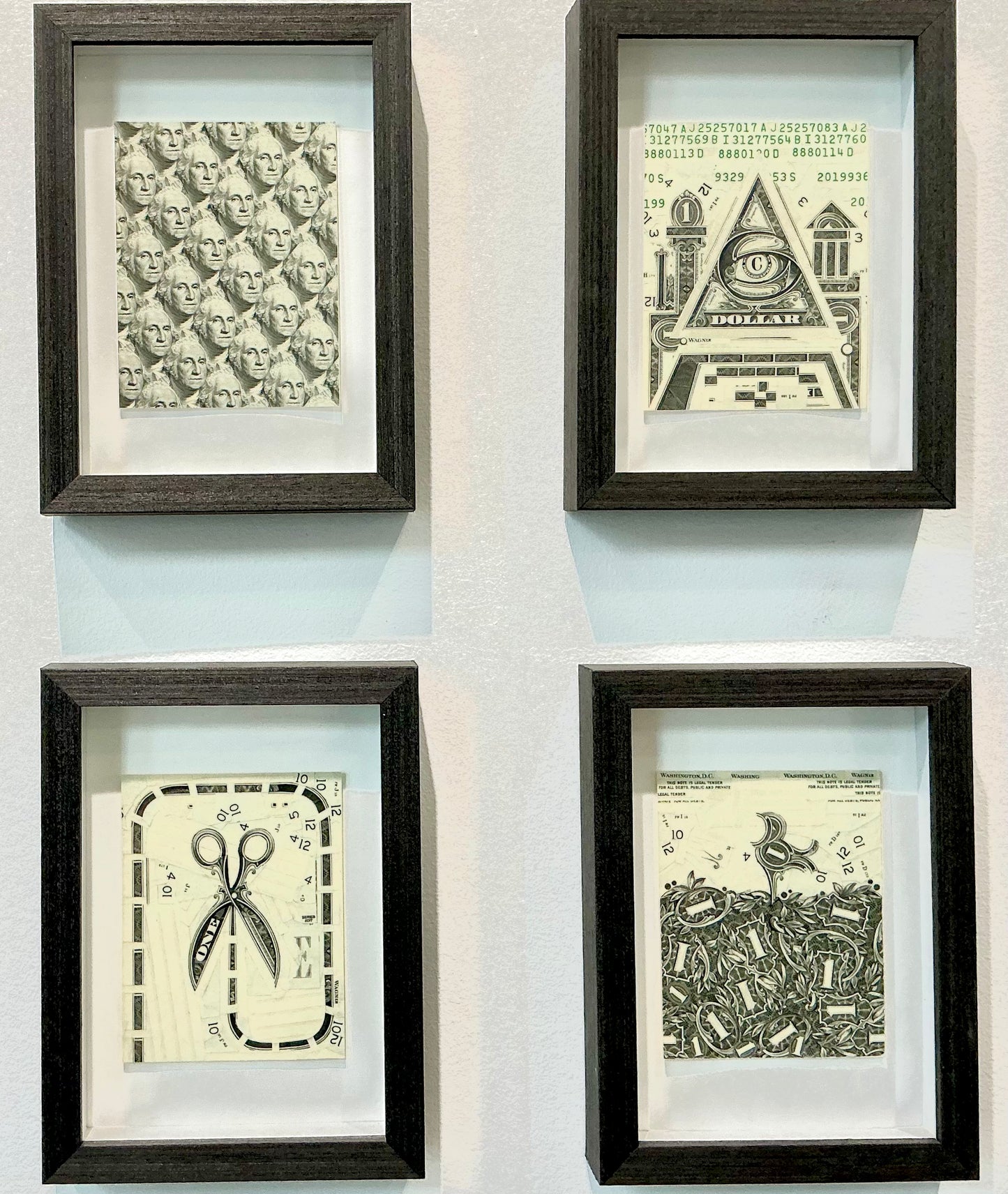 Currency Collages by Mark Wagner