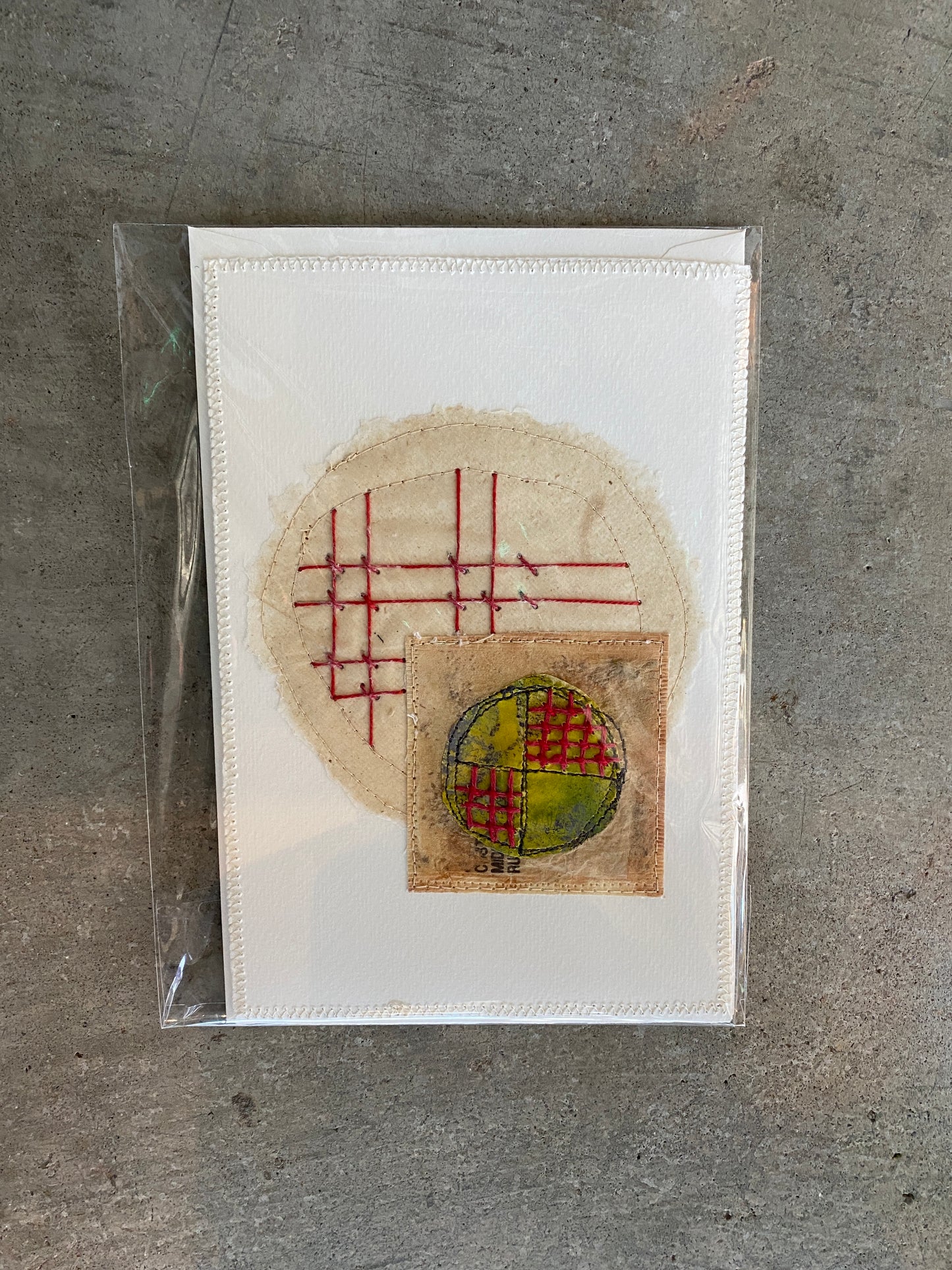 Tea Bag Collage Greeting Card (styles vary)