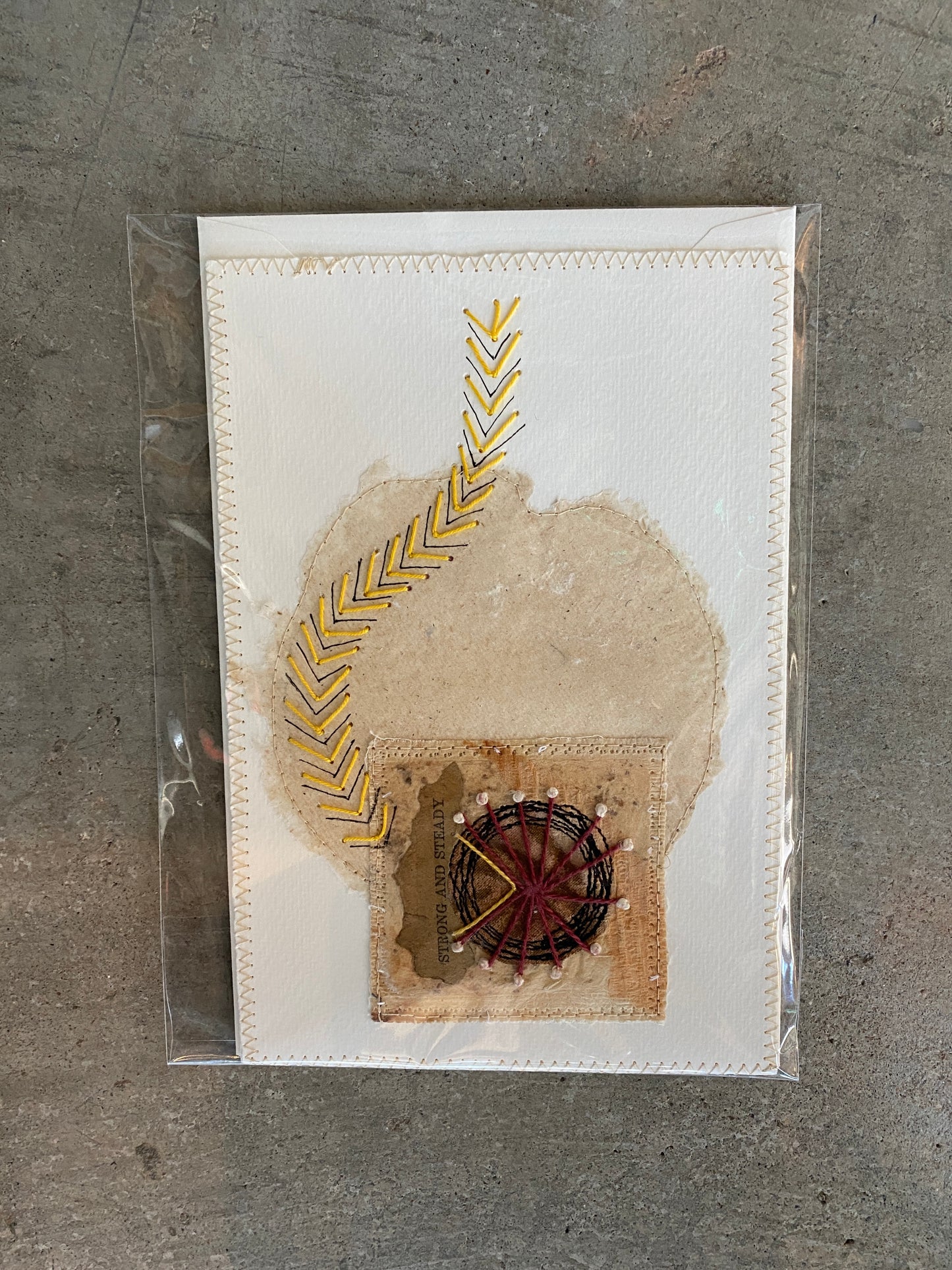 Tea Bag Collage Greeting Card (styles vary)