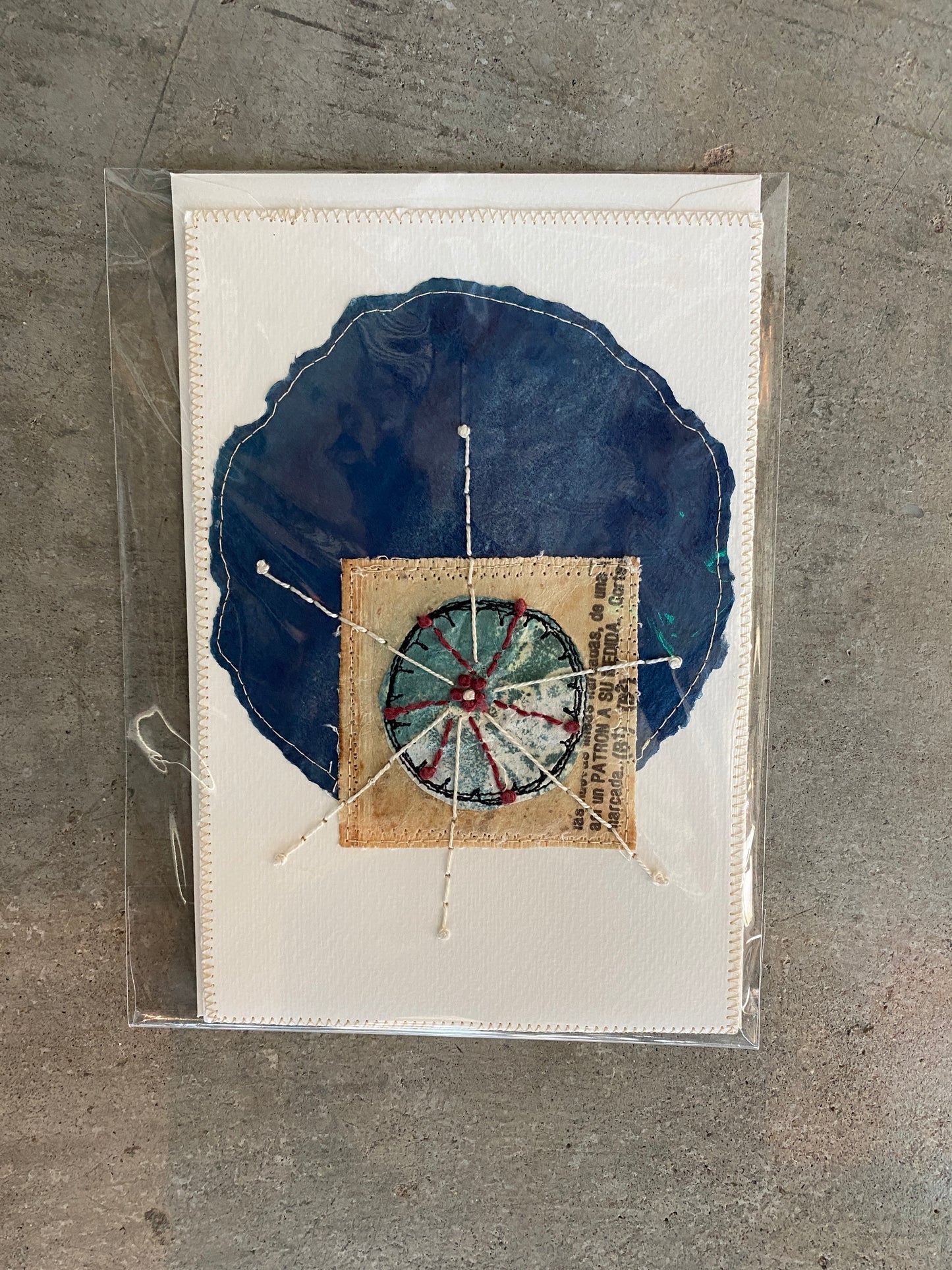 Tea Bag Collage Greeting Card (styles vary)