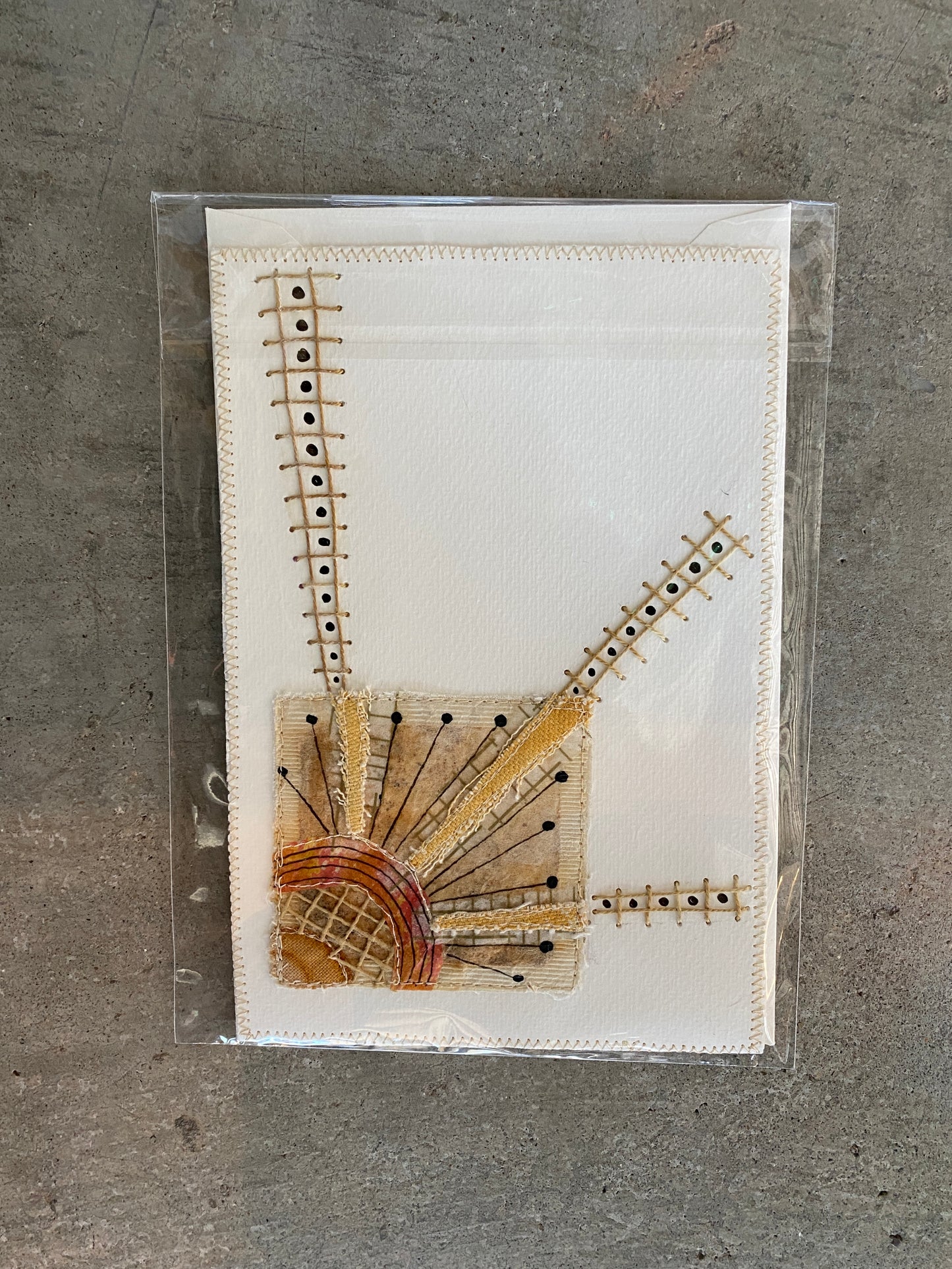 Tea Bag Collage Greeting Card (styles vary)