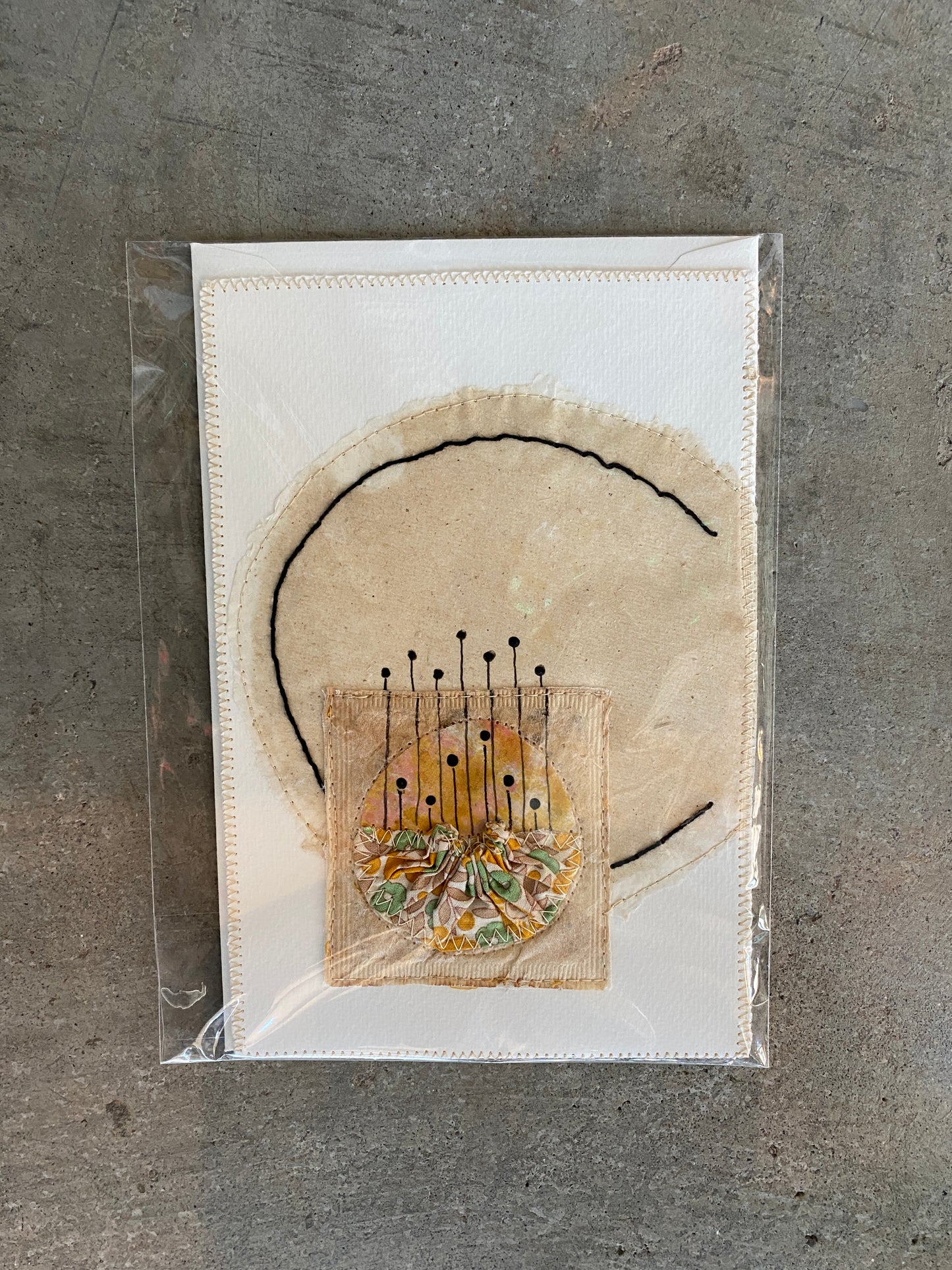 Tea Bag Collage Greeting Card (styles vary)