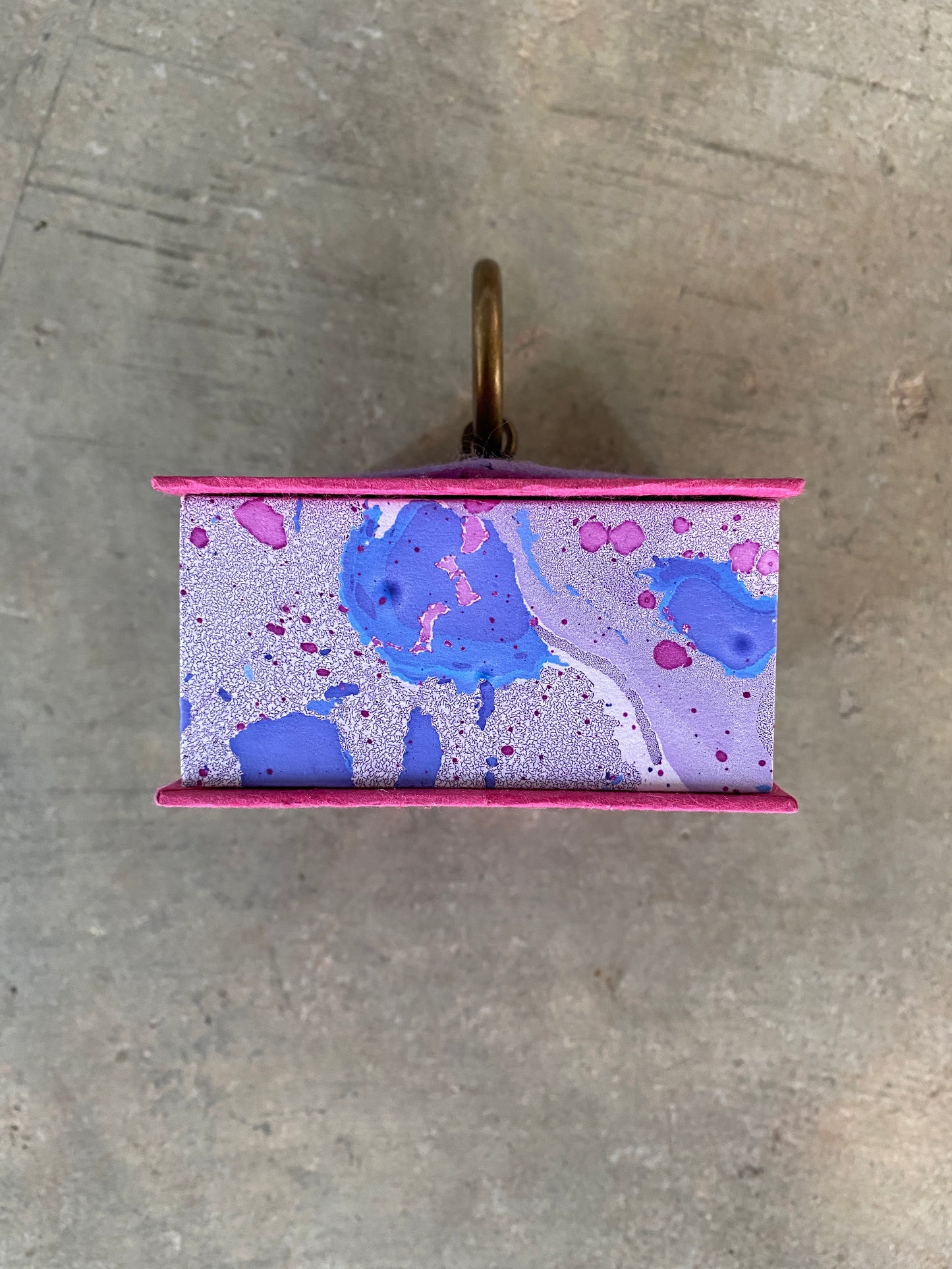 Pink and Purple Dropring Box