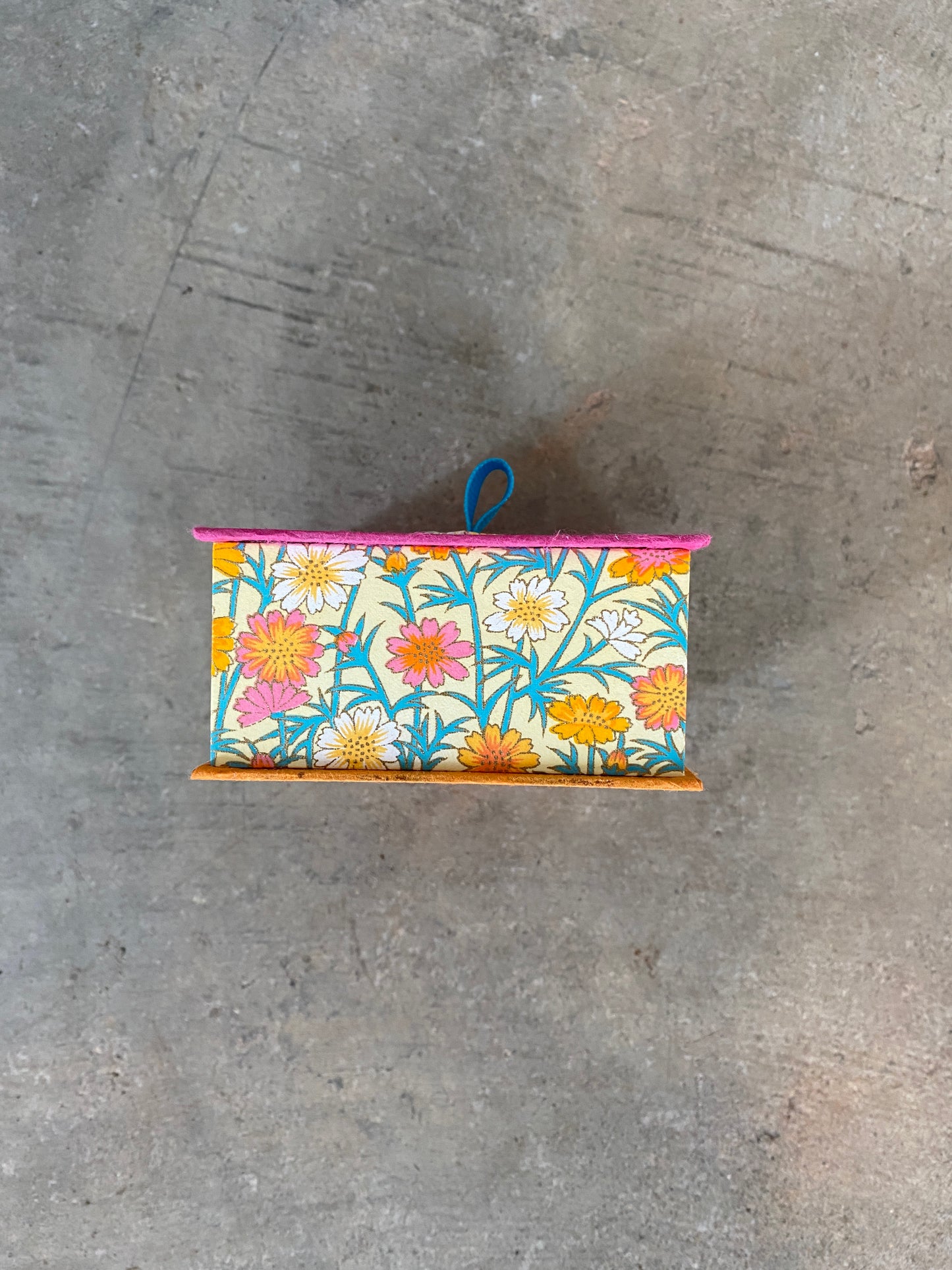 Pink and Orange Floral Box