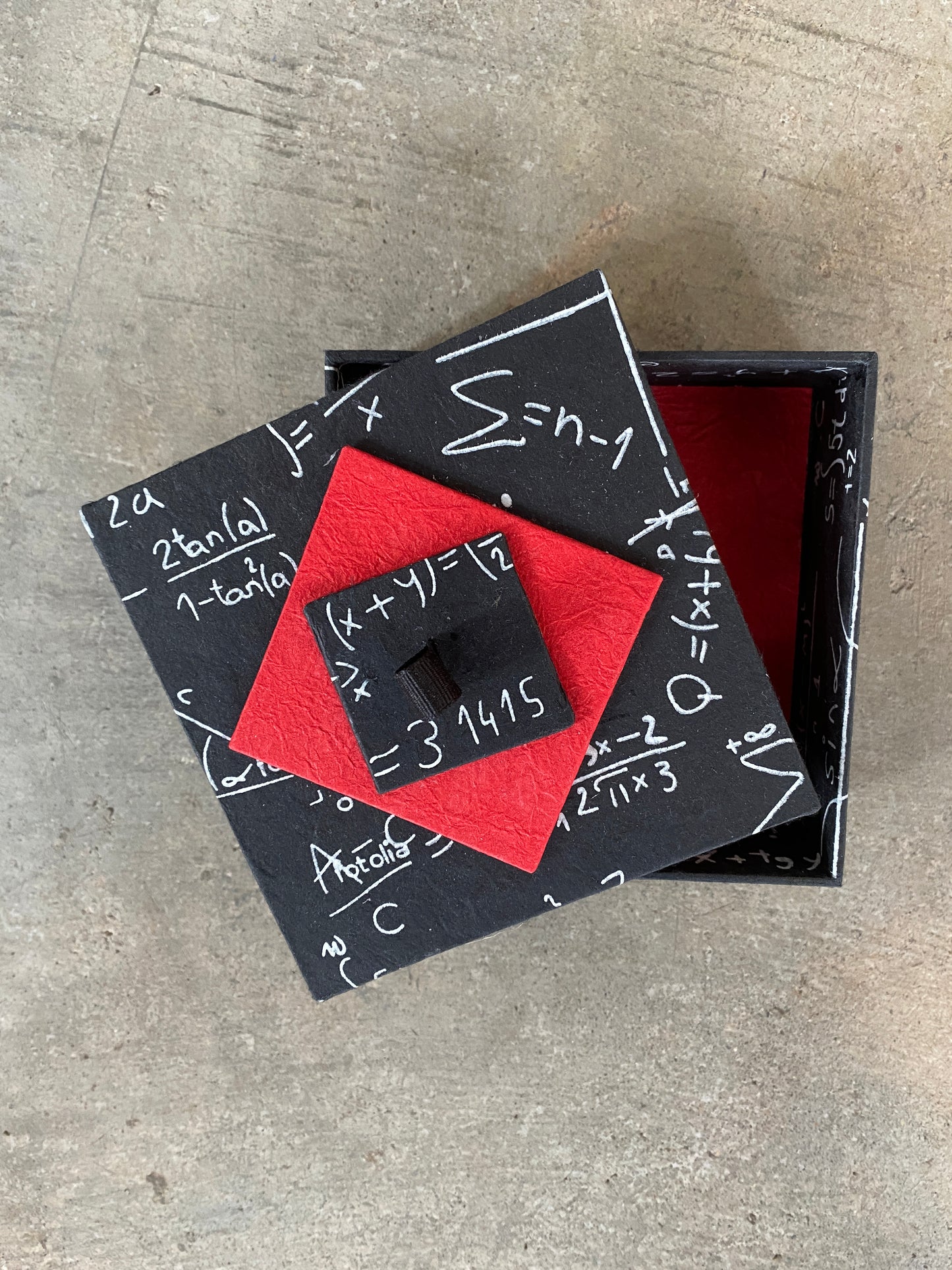 Math Box (red and black)