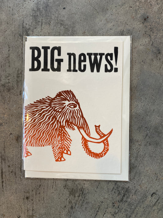 BIG news! (Mammoth)