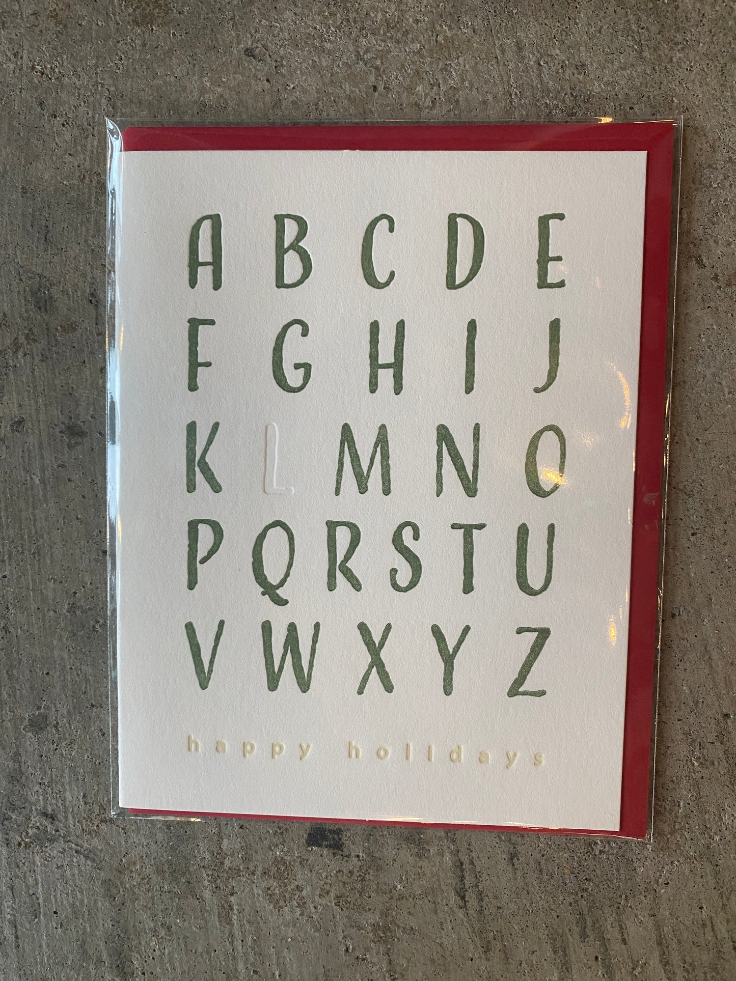 No "L" Greeting Card