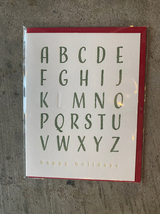 No "L" Greeting Card