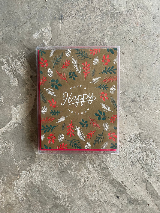 Forest Floor Holiday (box/6) - White