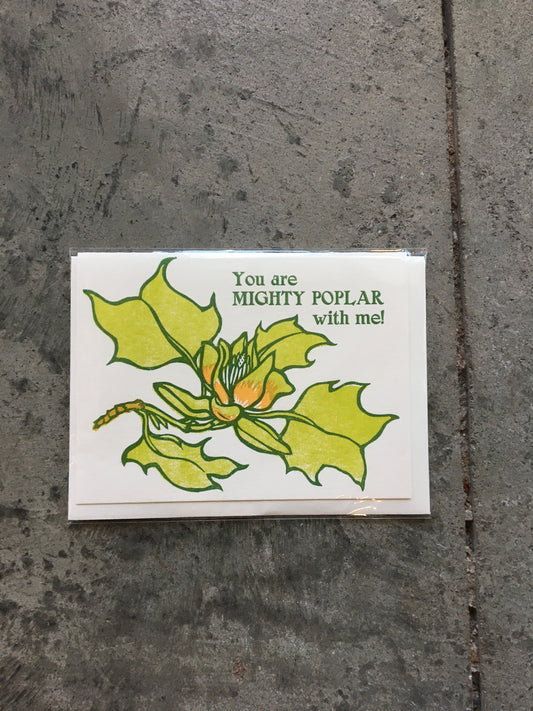 Mighty Poplar Greeting Card