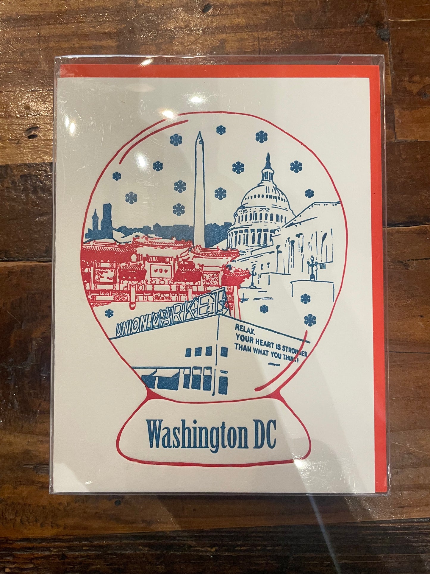 Washington DC Snowglobe Card Boxset