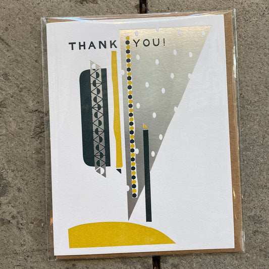 Thank you Silver Sky Greeting Card