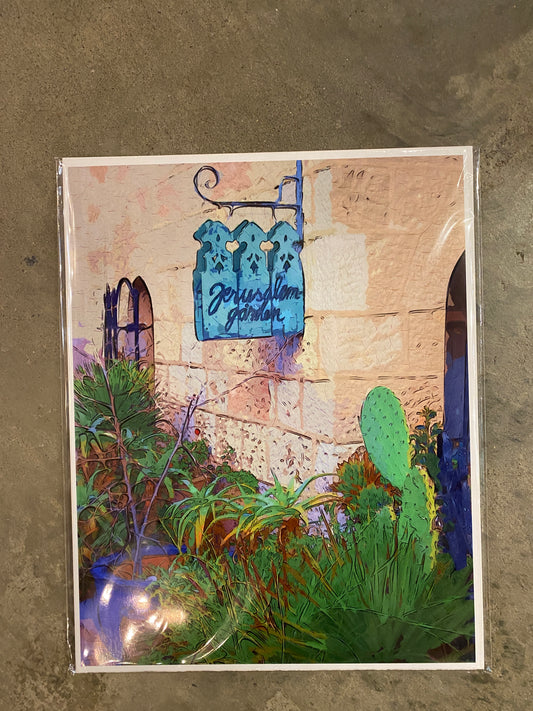 Jerusalem Garden Print