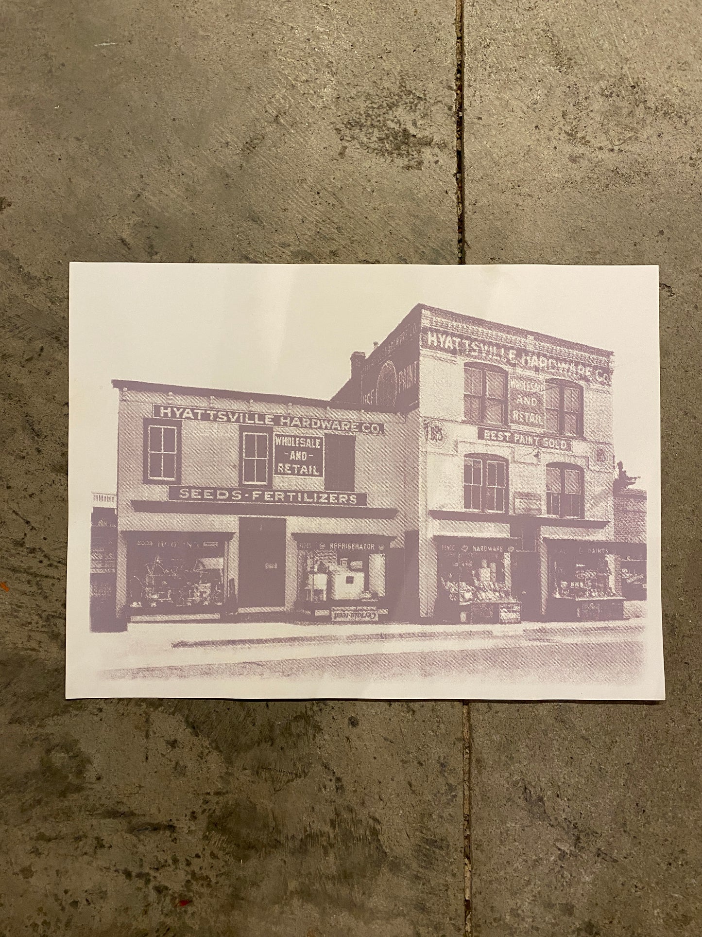 Franklins/Hyattsville Hardware Print