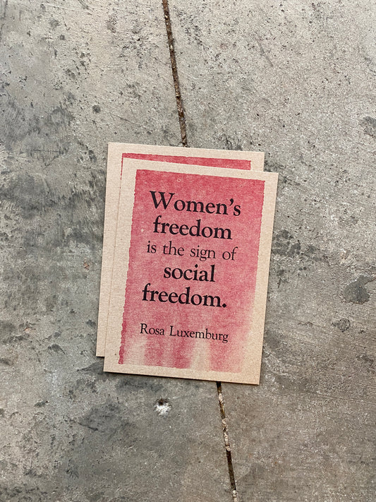 APK Small Poster Women's Freedom
