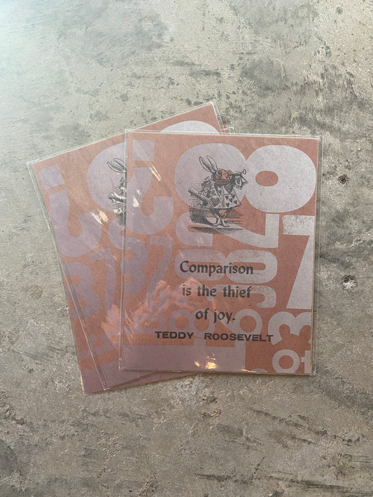 Comparison is the Thief of Joy