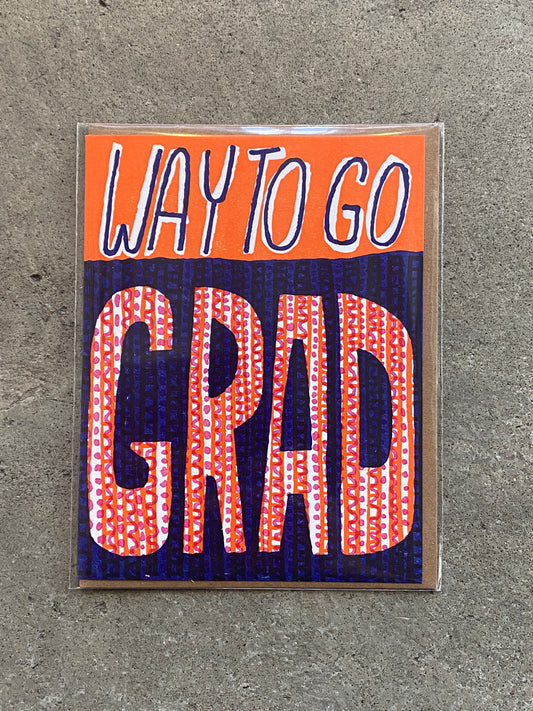 Way To Go Grad Wavy