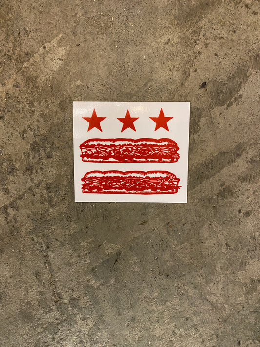 DC Sandwich Sticker