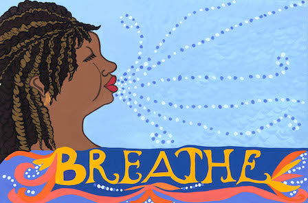Breathe Greeting Card