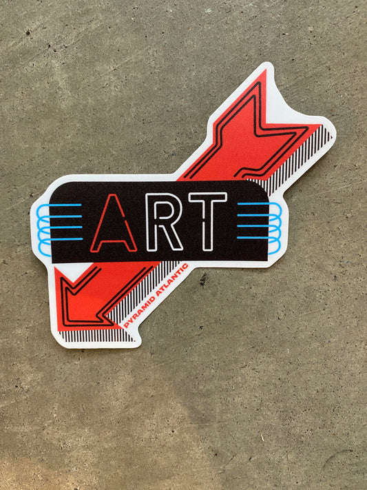 Art Arrow Die Cut Vinyl Sicker