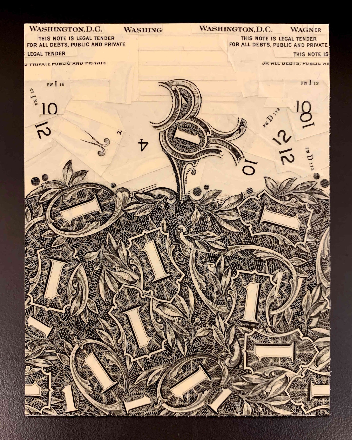 Currency Collages by Mark Wagner