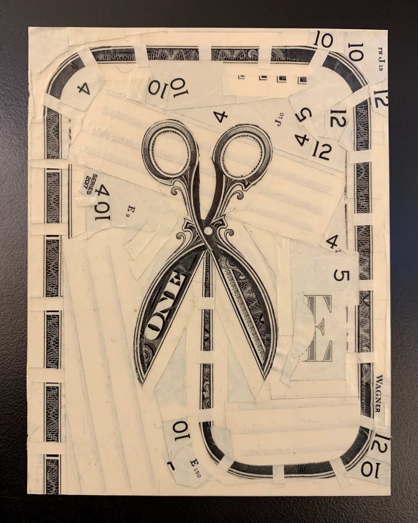 Currency Collages by Mark Wagner