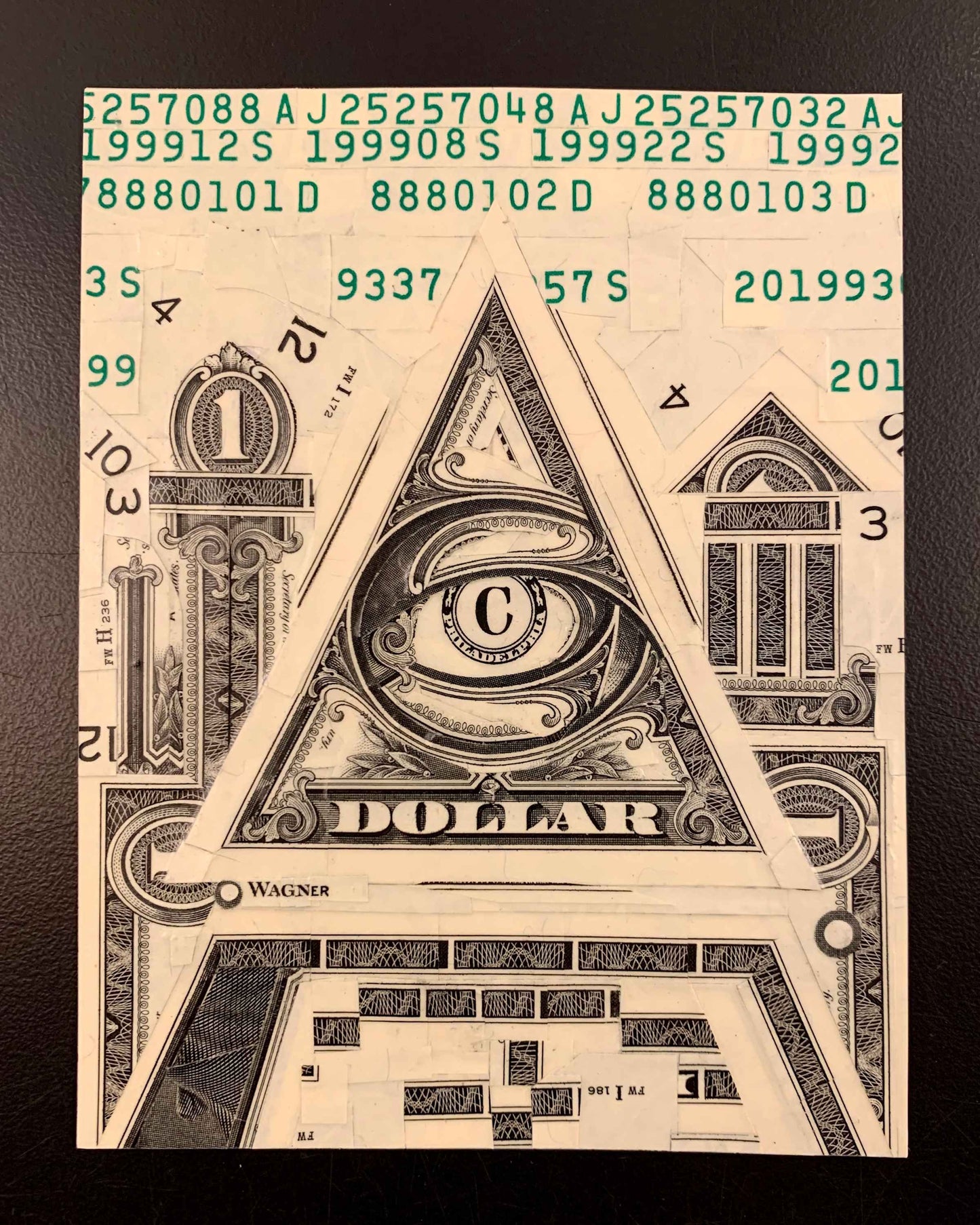 Currency Collages by Mark Wagner